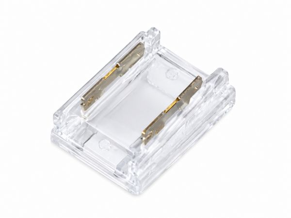 Conector transparent pentru bandă LED de 8 mm IP20 COB, DC3-24V / 5.5A, 2 pini
